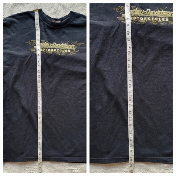 Harley Davidson Graphic Biker Wear Short Sleeve T-Shirt- Yukon Canada - Picture 6 of 8